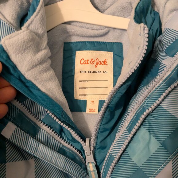 Cat & Jack 3 in 1 Jacket New with Tags 4T - Picture 4 of 9